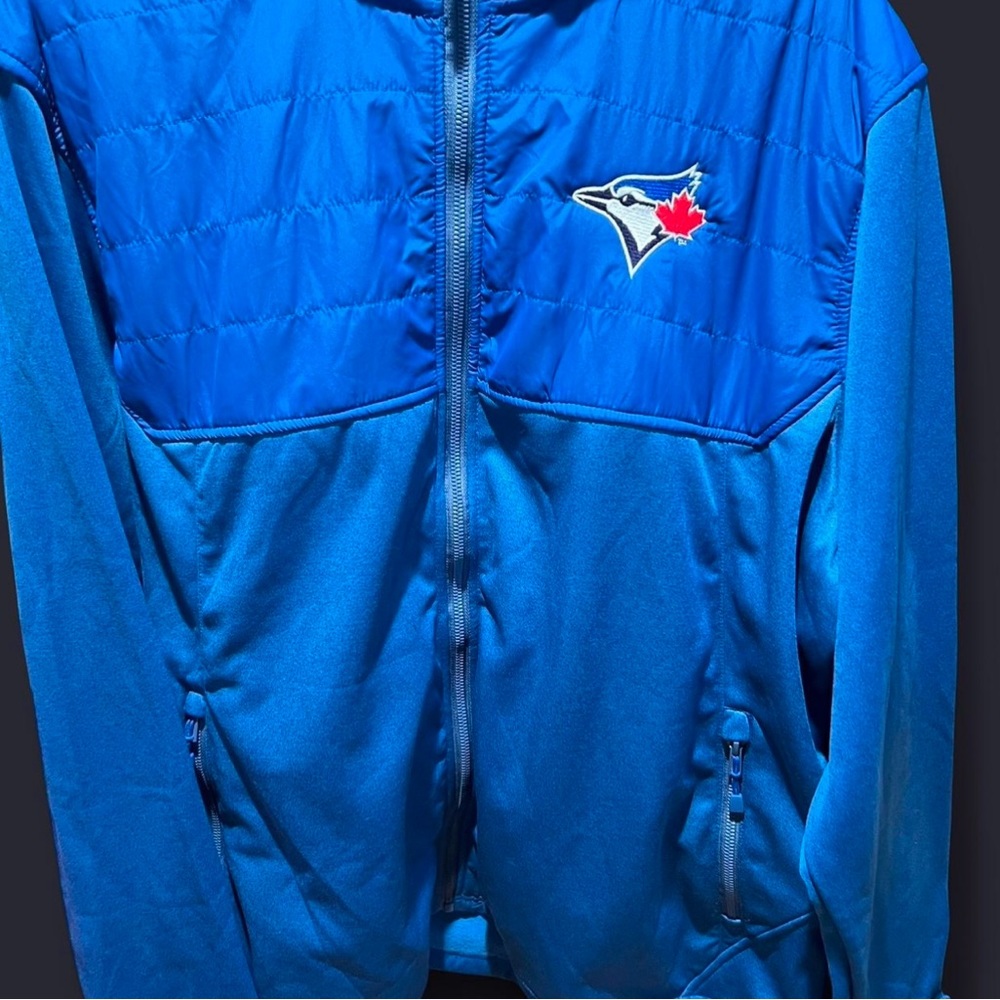 Dunbrooke Blue Zip Up Sweater